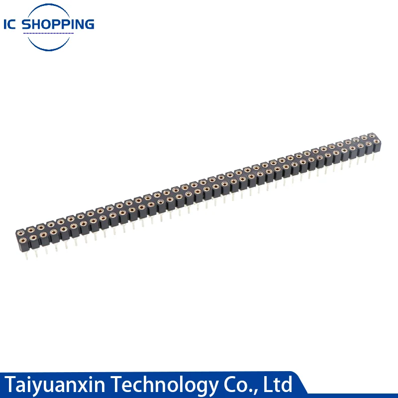 Гнездовой разъем с круглым отверстием 2 54 мм 10 шт. один ряд 1X40P двойной соединитель