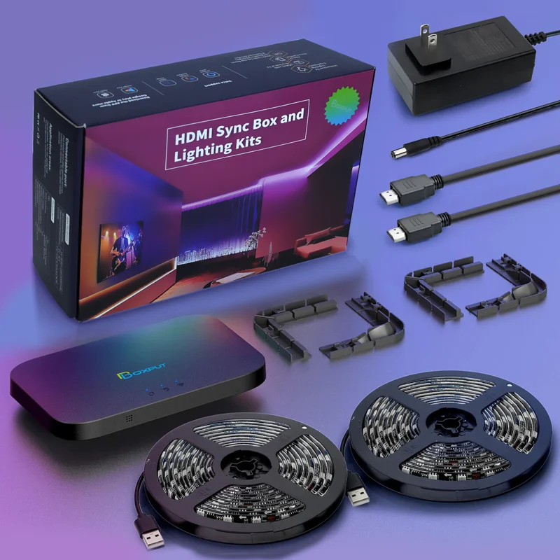 Окружающая подсветка для телевизора компьютера задняя синхронизация световой