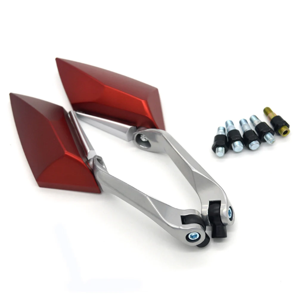

1 Pair Motorcycle Rearview Mirrors Universal Scooter Motorbike Side Rear View Mirrors 8mm 10mm Motorcycle Accessories