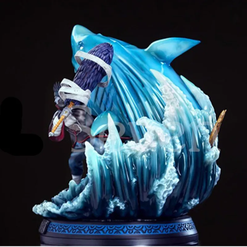 1" Статуя Наруто Akatsuki бюст Hoshigaki Kisame полноразмерный портрет Samehada GK Коллекционная модель игрушки коробка 47 см Z2729