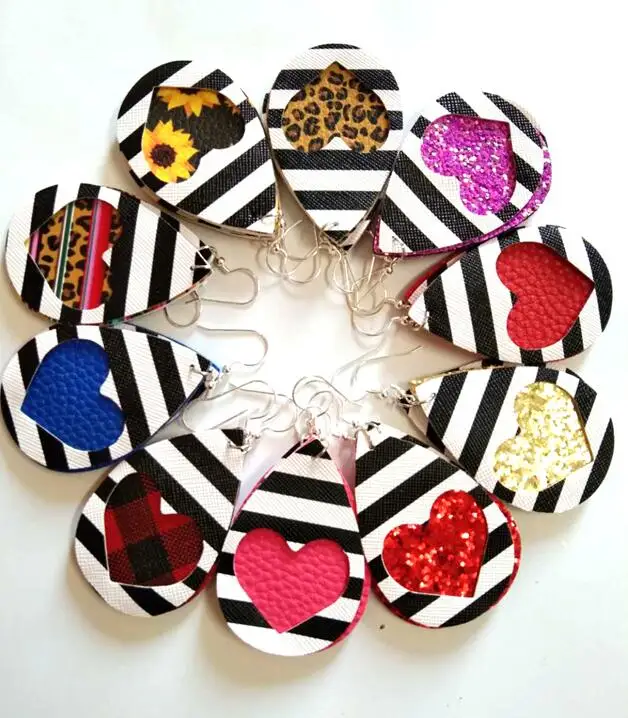 Новое поступление женские Многослойные висячие серьги с листьями подвесные