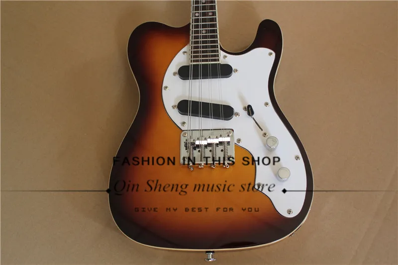 8 струн электрогитары Детская гитара портативная/дорожная sunburst бесплатная