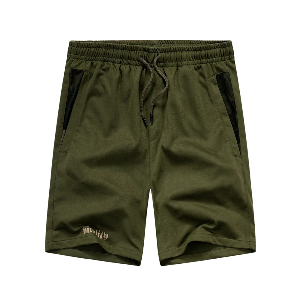 Шорты мужские с карманами модные пляжные эластичным поясом лето 2020|Мужские