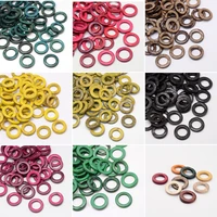200pcs wood coconut round ring wooden linking rings connector for earring bracelet necklace diy craft jewelry making findings