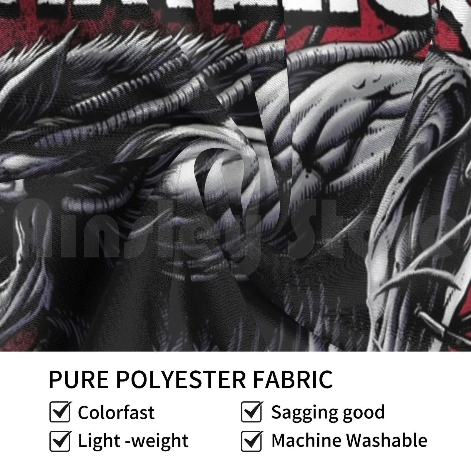 Гобелен с волком демоном злом гобелен для гостиной спальни металлический