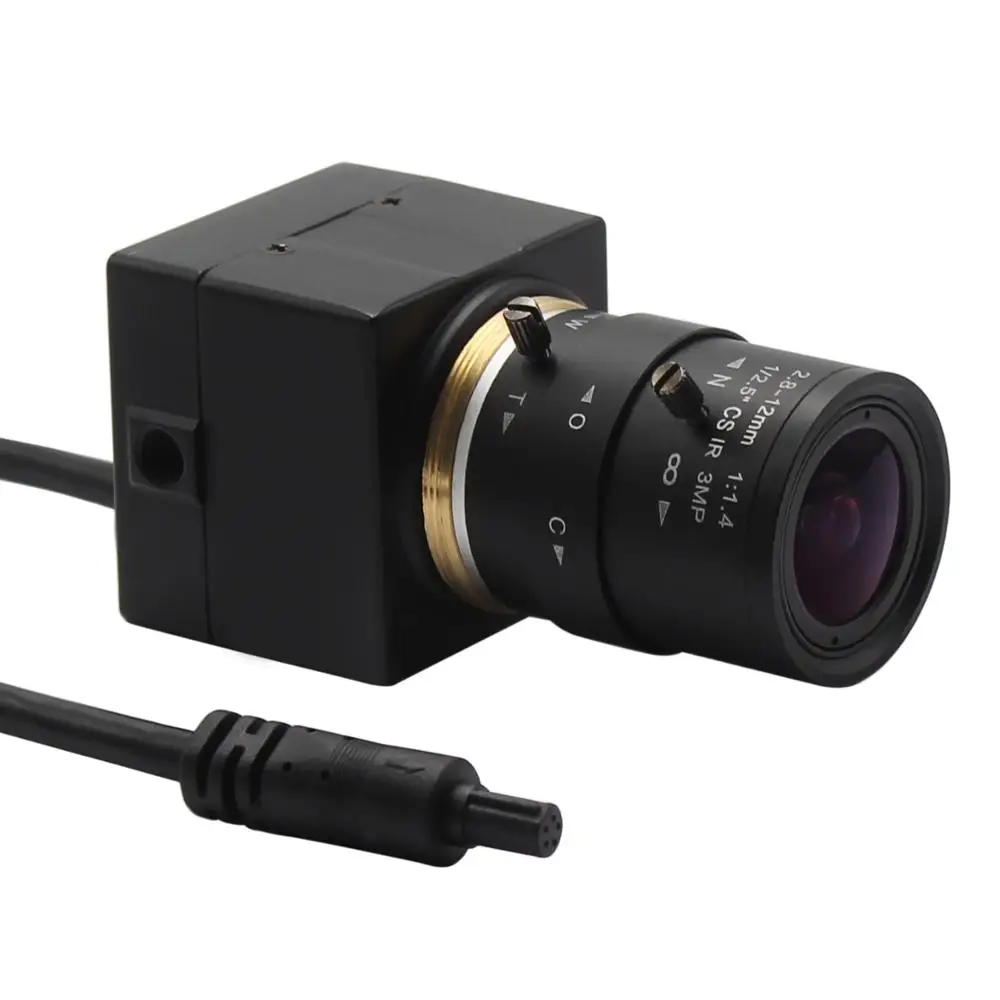 USB камера ELP YUY2 и MJPEG 720P 2 8 12 мм с ручным варифокальным креплением|video camera module|camera