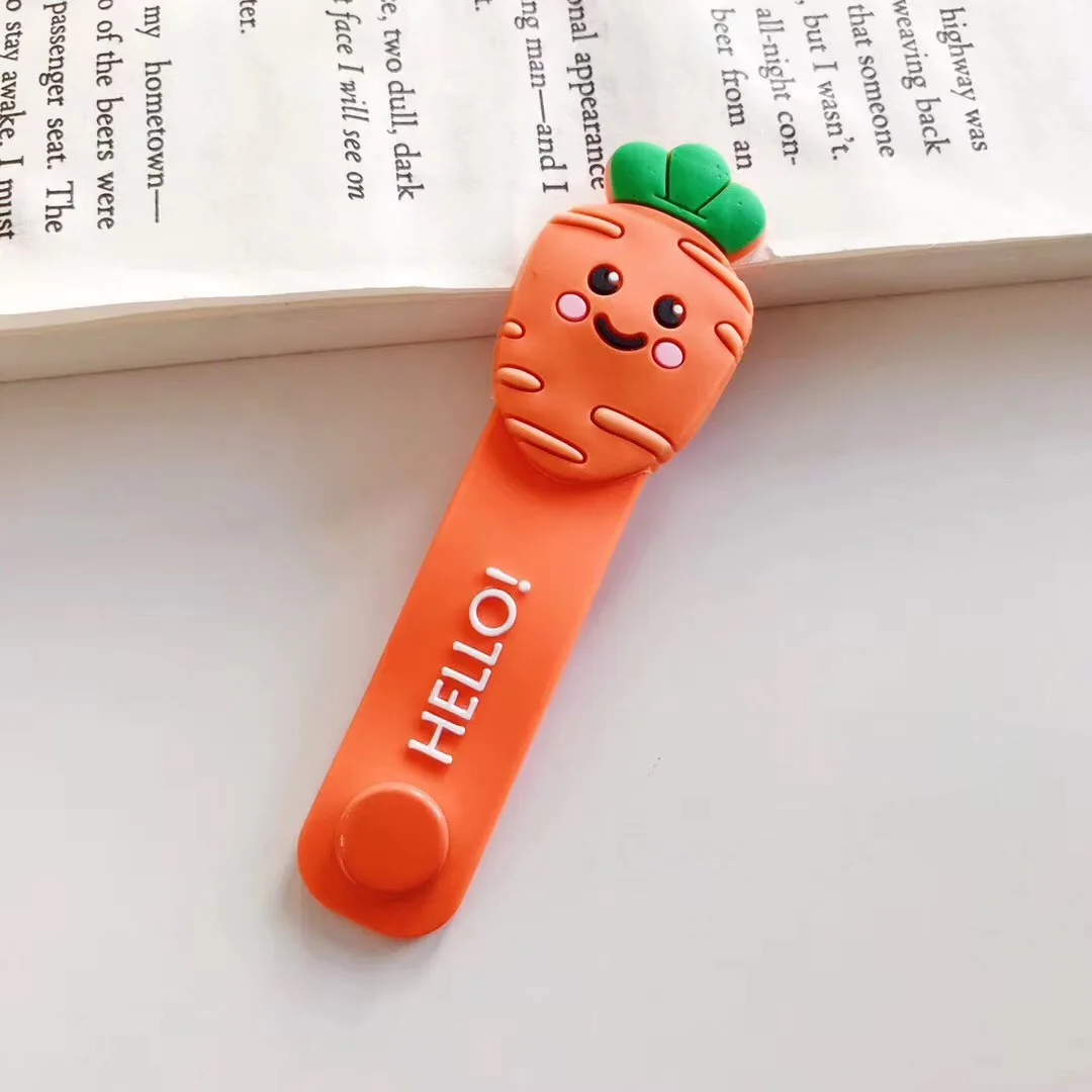 3D fashion cartoon fruit earphone cable storage tie for Apples millet Samsung Huawei various headset cables easy to carry |