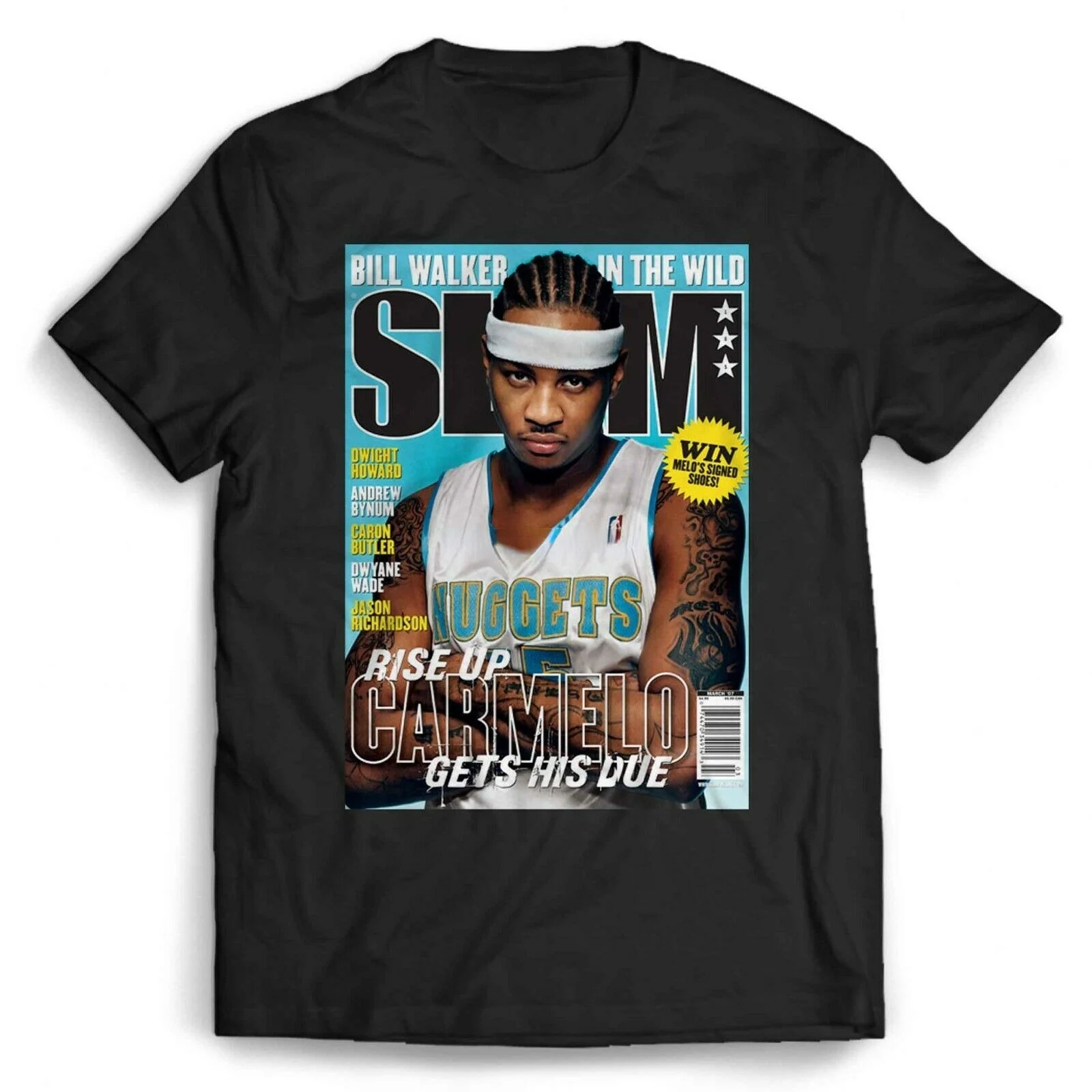 

Carmelo Anthony Slam Cover T-Shirt Men T-Shirt Women