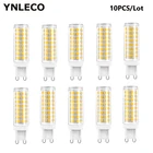 Светодиодный светильник G9, 10 шт., 220 В, 120 В, 7 Вт, светодиодный светильник G9 SMD2835 100, светодиодный светильник высокой мощности, угол обзора 360 градусов, без мерцания, замена галогенной лампы 70 Вт