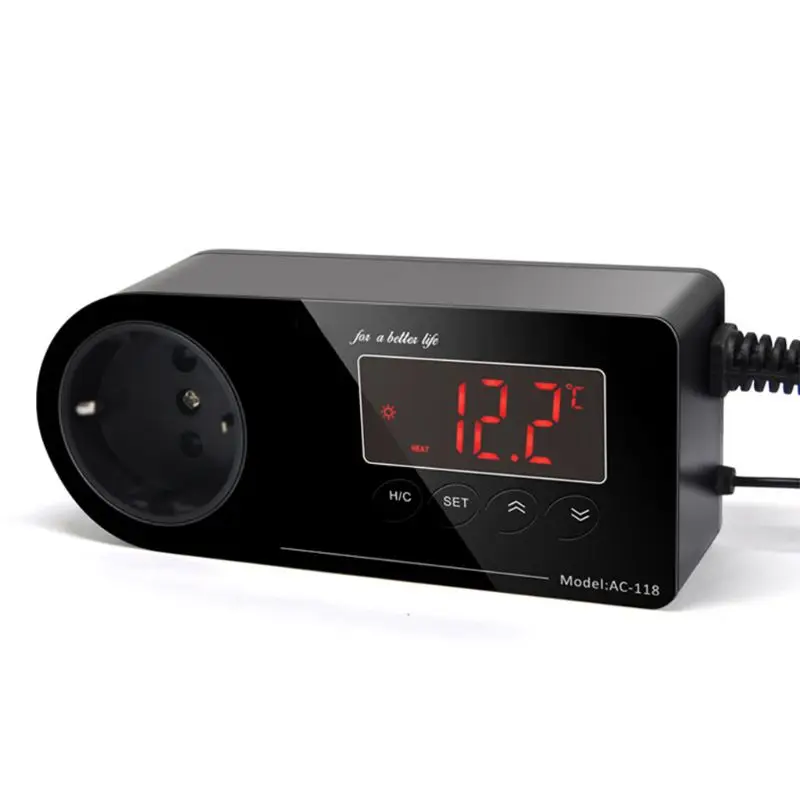 2021 новый интеллектуальный цифровой термостат с европейской вилкой регулятор