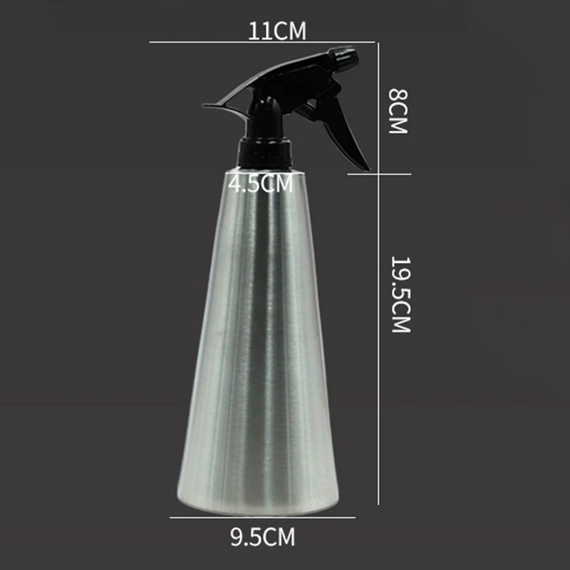 800 мл сад бутылка с распылителем для полива Нержавеющая сталь спрей бутылку воды