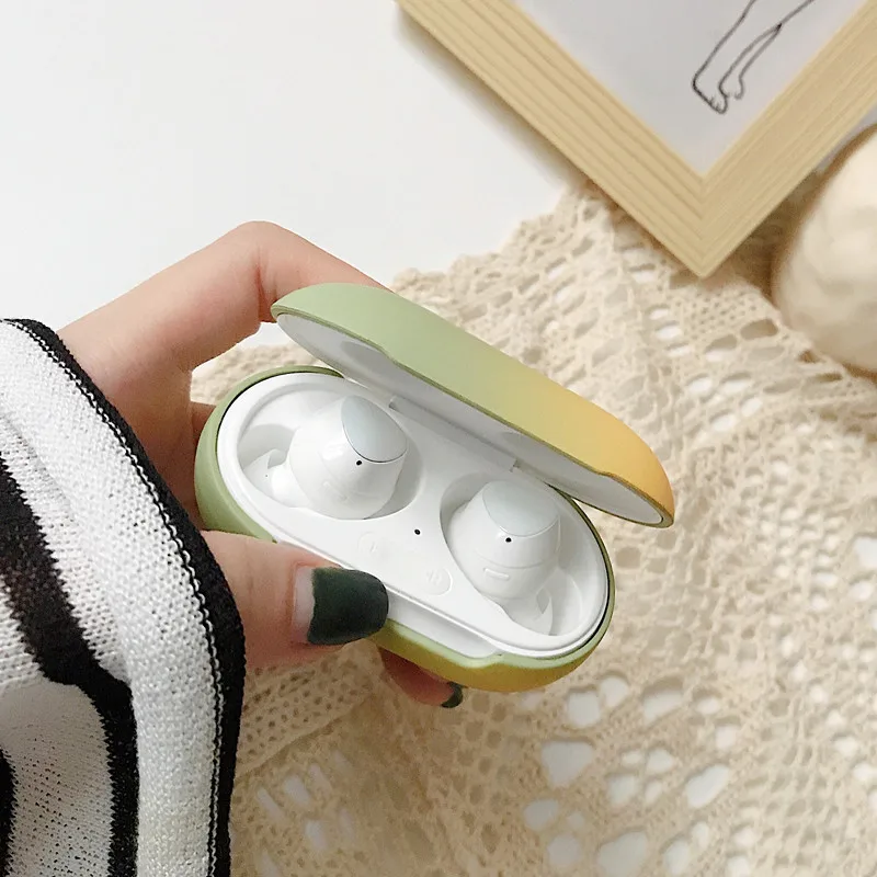 Градиентный чехол для наушников Samsung Galaxy Buds / + зарядки беспроводные наушники