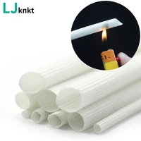 5m 2 10mm cable insulation high temperature sleeving 600 degree high temperature protection braided soft chemical fibre tubing