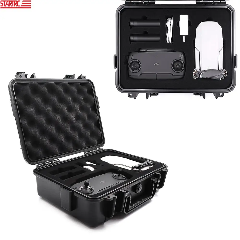 

Portable anti-seismic Storage Box For DJI Mavic Mini Drone Waterproof Bag Travel Storage Carry Hard Case Box Accessories Black