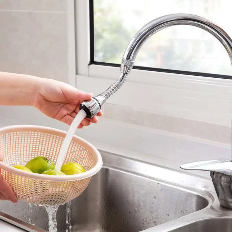 360 ° Поворотная аэратор для крана Смеситель мойки удлинитель головок насадка