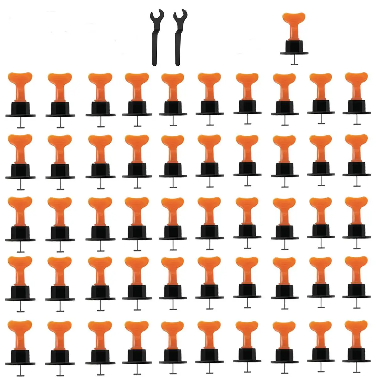 

304Pcs Level Wedges Tile Spacers For Flooring Wall Tile Spacer Carrelage Tile Leveling System Leveler Locator Spacers Plier