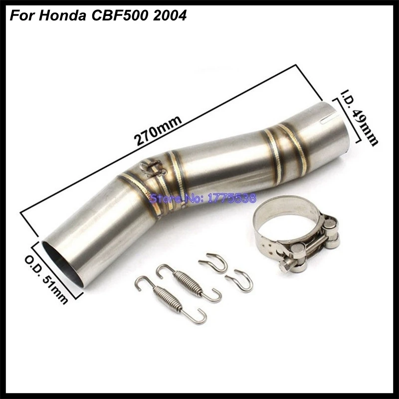 ID:48 мм/49 мм/46 мм для Suzuki K6 K7 K8 GSXR600 GSX R600 GSXR750 R750 2006 2008 CBF500 04 мотоцикл глушитель