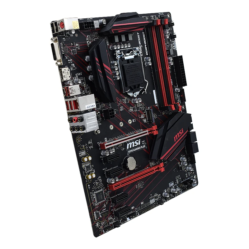 1151 Материнская плата Intel H370 для процессора G5400 MSI GAMING PLUS материнская DDR4 64 Гб PCI-E 3 0 M.2