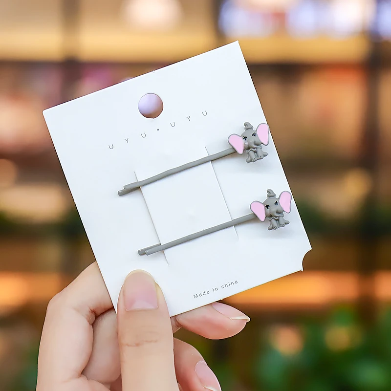 QIANJI2019 корейские аксессуары для волос цвет маленький слон с крыльями девушка