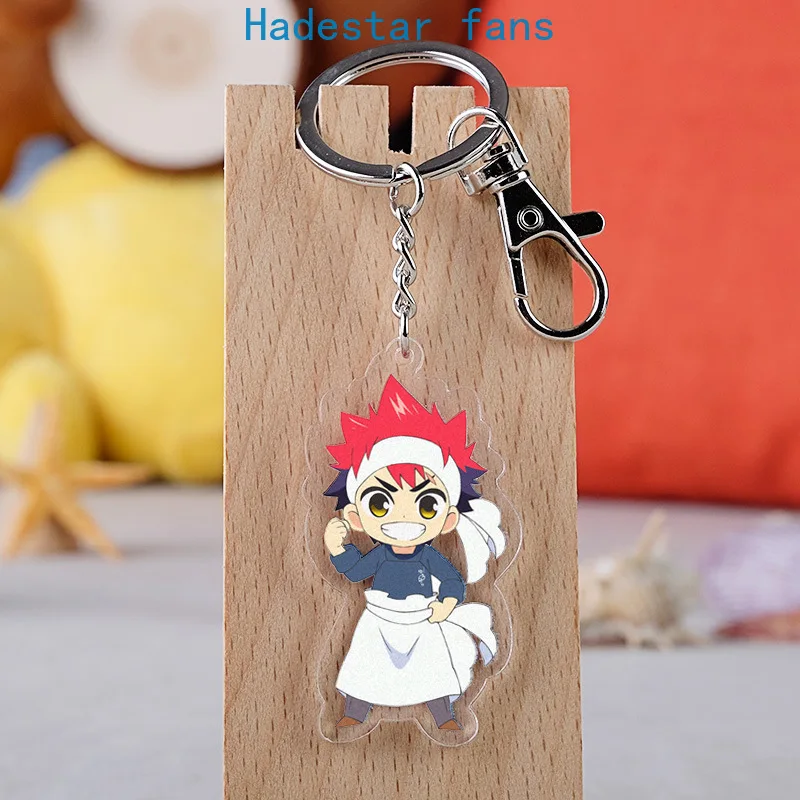 10 шт./лот аниме шокугеки из пищевых войн нет сомы акриловый брелок игрушка