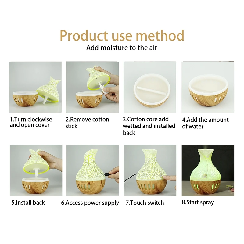 Usb мини увлажнитель воздуха Электрический аромадиффузор ароматерапия эфирное