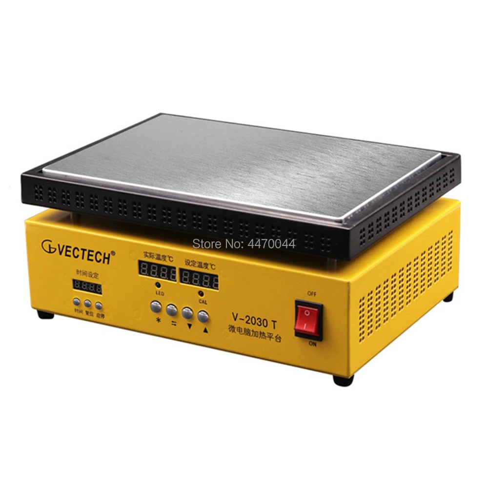 lcd seperator heating plate station electronic hot plate bga reballing mobile phone screen repair flex cable pre soldering tools free global shipping