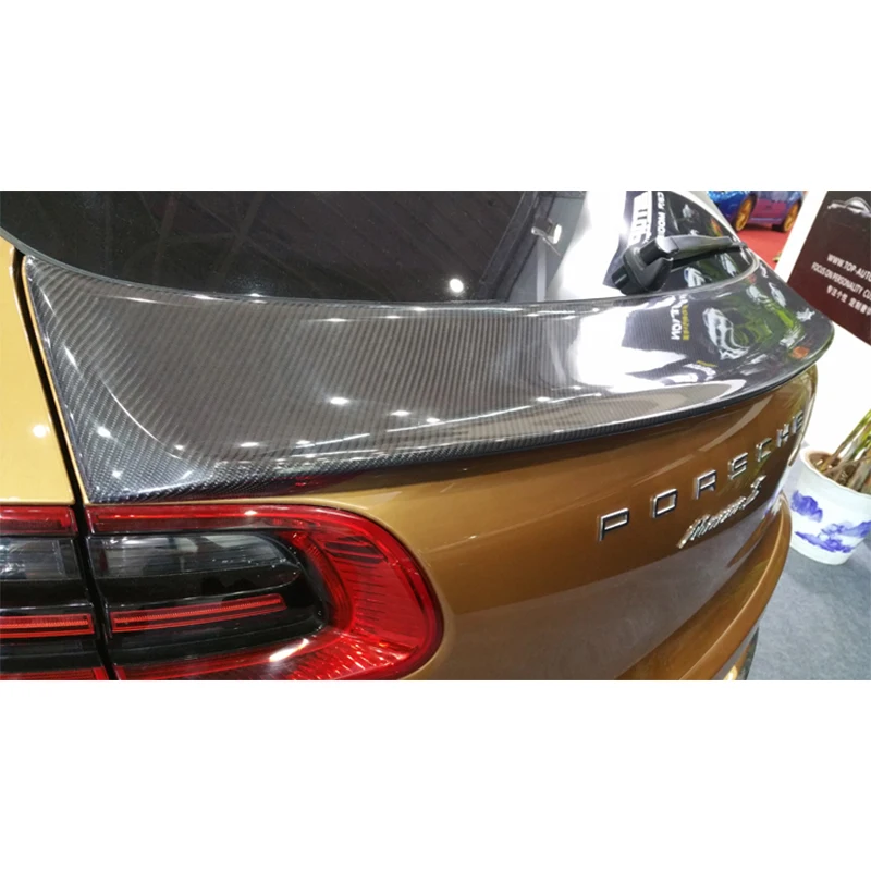 Стильный задний Средний спойлер Macan из углеродного волокна для Porsche macan 2014 2015