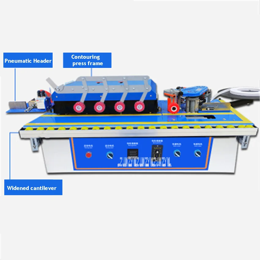 

FX600 Wood Edge Banding Machine Multifunctional Edge Banding Trimmer Woodworking Edge Trimming Machine 220V 2000W 1000ML 0-6/min