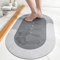 bathroom mat super absorbent instant drying floor rubber non slip mat entrance door for shower toilet kitchen for home supplies