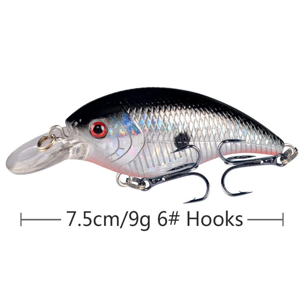 1 шт. воблеры качественная кренкбейт искусственная приманка для рыбной ловли 7 5