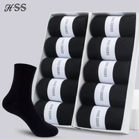 hss brand mens cotton socks new style black business men socks soft breathable summer winter for male socks plus size 6 5 14