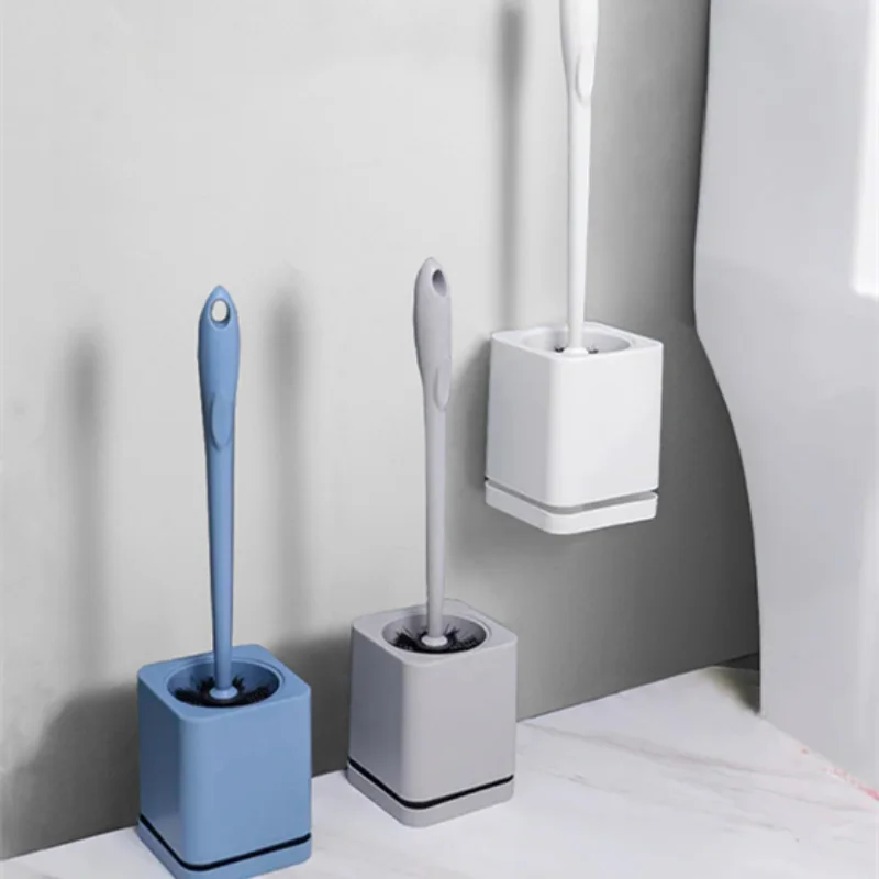 Cleaning Adhesive Toilet Brush Holder Cleaning Home Nordic Hanging Toilet Brush Wall Mounted Escobilla Wc Bathroom Accessories 5