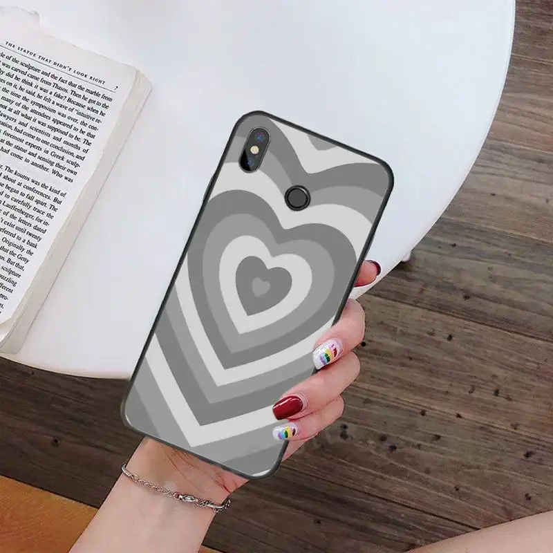 

Latte corlorful Love Coffee Heart protective funda Phone Case For Xiaomi Redmi note 7 8 9 t k30 max3 9 s 10 pro lite