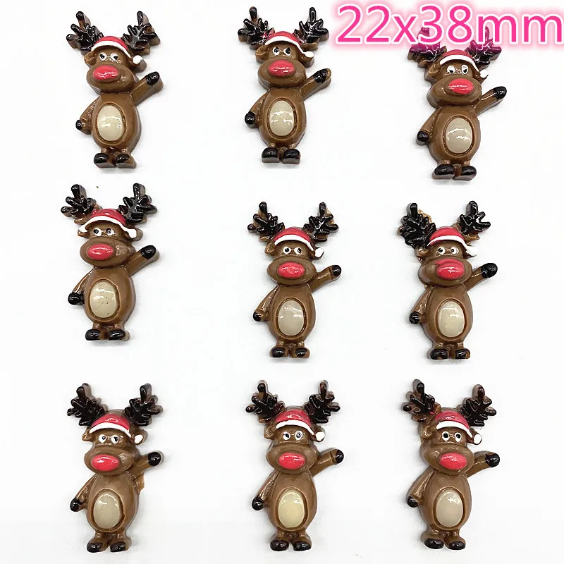 5 шт. Рождественский Снеговик кабошон из смолы художественные принадлежности