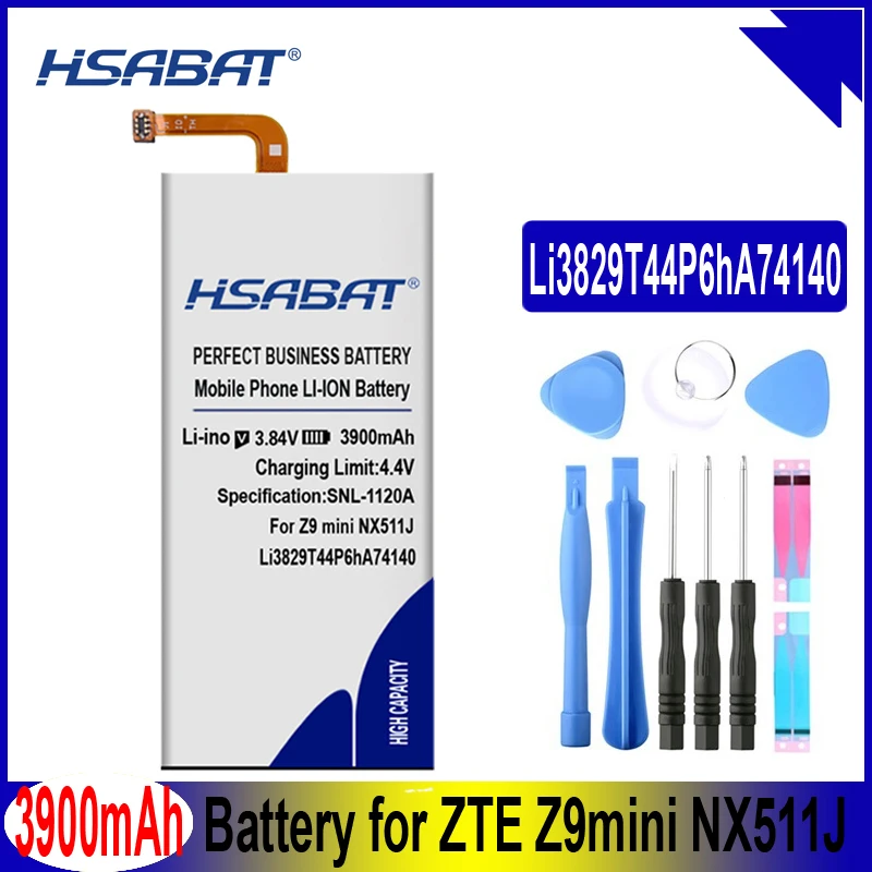 Аккумулятор HSABAT 3900 мАч Li3829T44P6hA74140 для ZTE Nubia Z9 mini NX511J|battery for|battery for ztebatteries batteries |