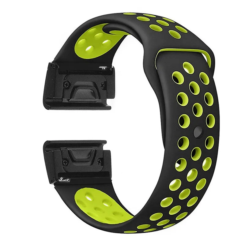 Ремешок для смарт-часов Garmin Fenix 5X 5 6 6X 6S 3 3HR D2 S60 GPS силиконовый быстросъемный