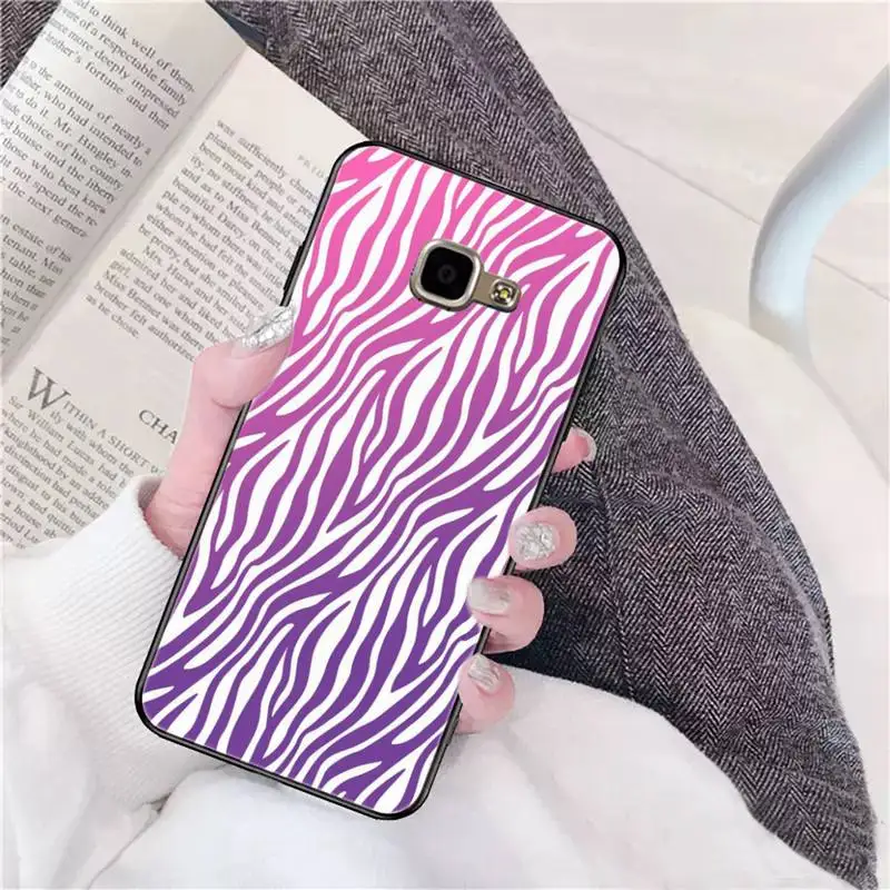 

Zebra Print Clip Art Phone Case For Samsung Galaxy A30 A20 S20 A50S A30S A71 A10 A10S A7 A8 A6 plus Cases