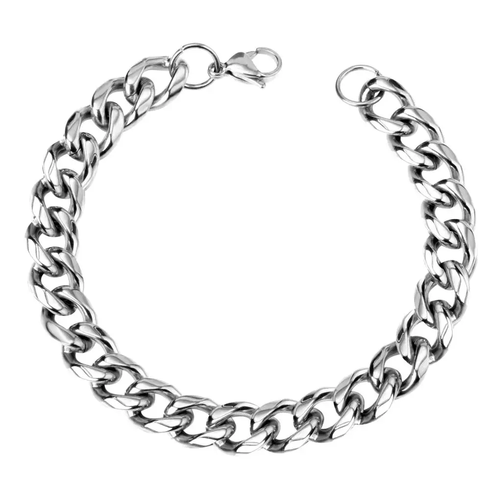 Роскошные ювелирные изделия LUXUSTEEL винтажные кубинские звенья цепи браслеты