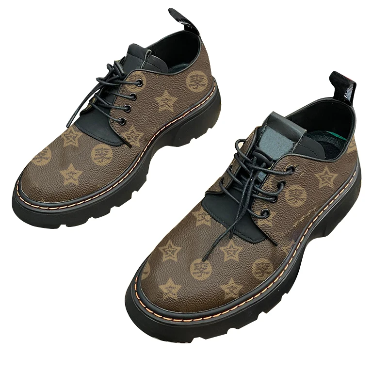 

Итальянская Новая мужская обувь venvenli vvl 2022new, кожаные модные кроссовки Martin, С Пылезащитным чехлом, высокое качество