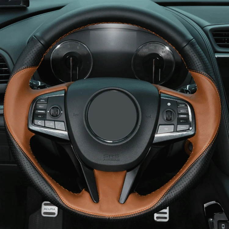 

Чехол на руль для Acura CDX, удобная кожаная накладка на руль, ручная работа, автозапчасти, для автомобиля