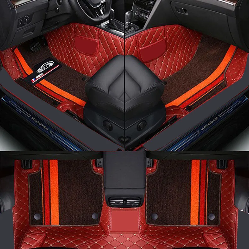 Автомобильный напольный коврик для toyota chr auris crown 20 30 camry 40 50 highlander corolla e150 land cruiser 100