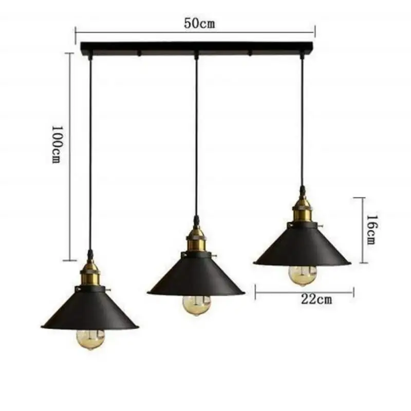 

Modern Hanging Chandelier LED Chandelier Light Retro Stylish Lampshade Dining Room Hanging Chandelier Lighting Without E27 Bulb
