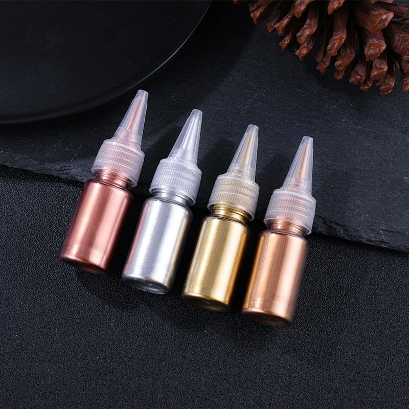 

4 Colors Metal Brozne Golden Pearl Powder Epoxy Resin Colorant Glitter Marble Metallic Pigment Resin Dye Jewelry Making