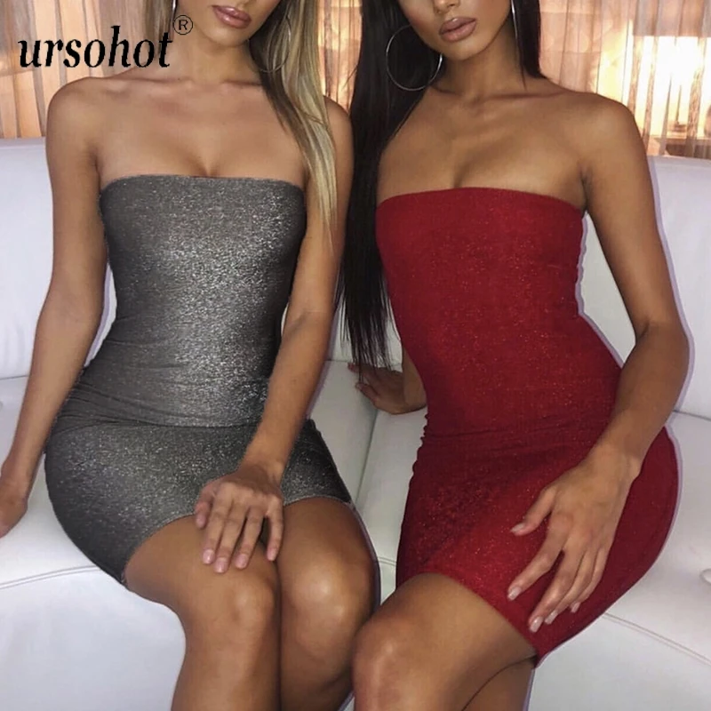Ursohot/летние облегающие вечерние платья для женщин сексуальное платье ночного