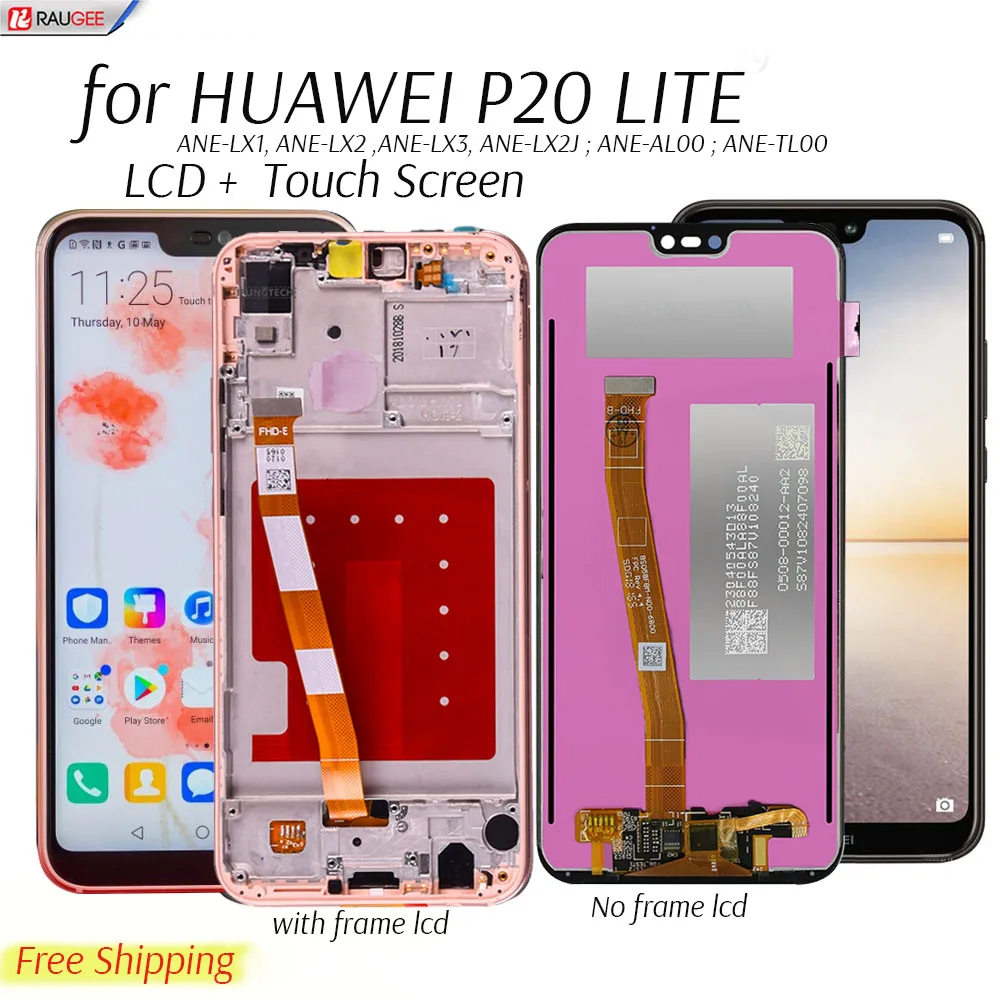 ЖК экран для Huawei P20 Lite ANE LX3 LX1 LX2 дисплей сенсорный запасные части P 20 Nova 3e телефона