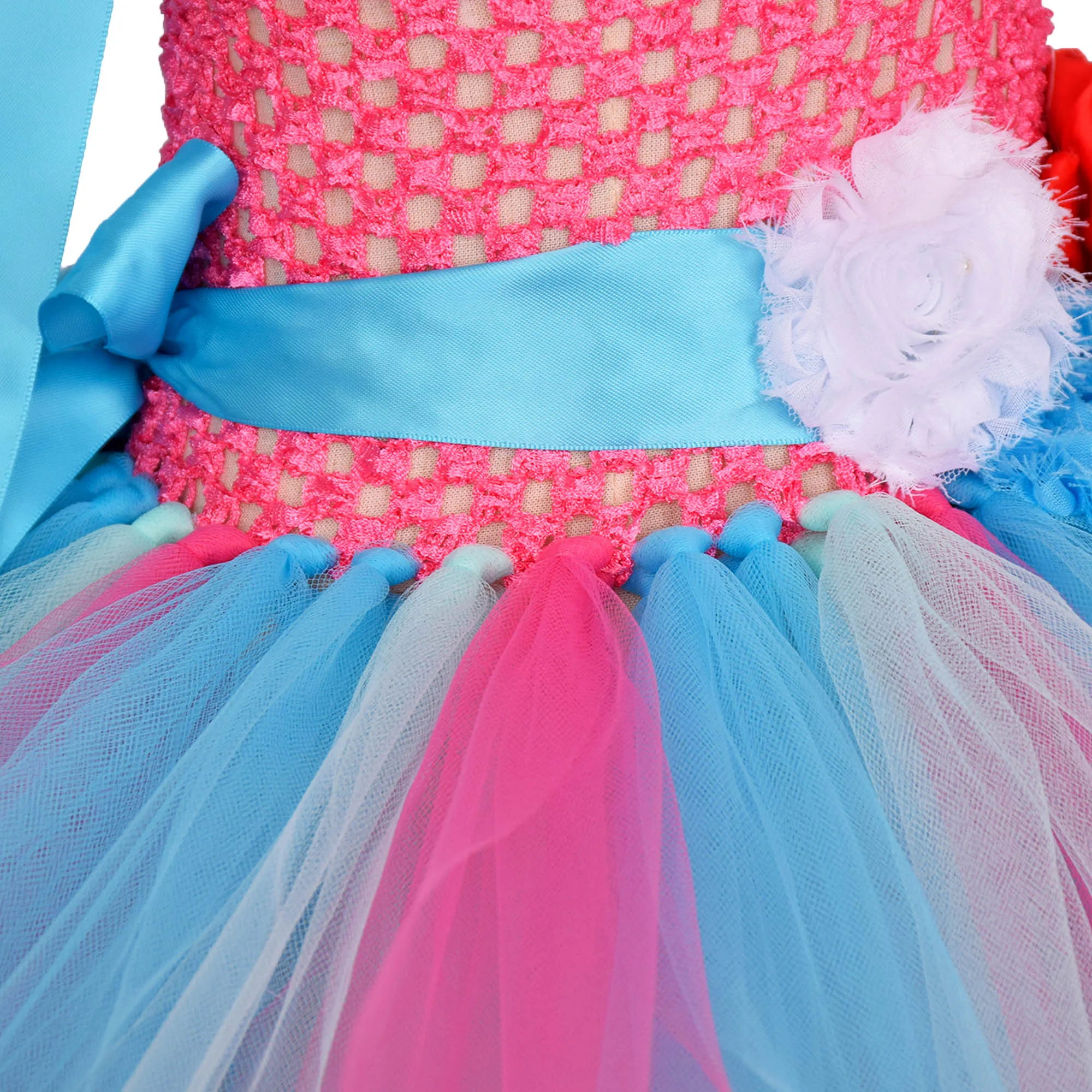 Flower Girl Dress Baby Girls Birthday Party Tutu Costume Kids Fancy Fluffy Halloween Gift Photo Prop | Детская одежда и обувь