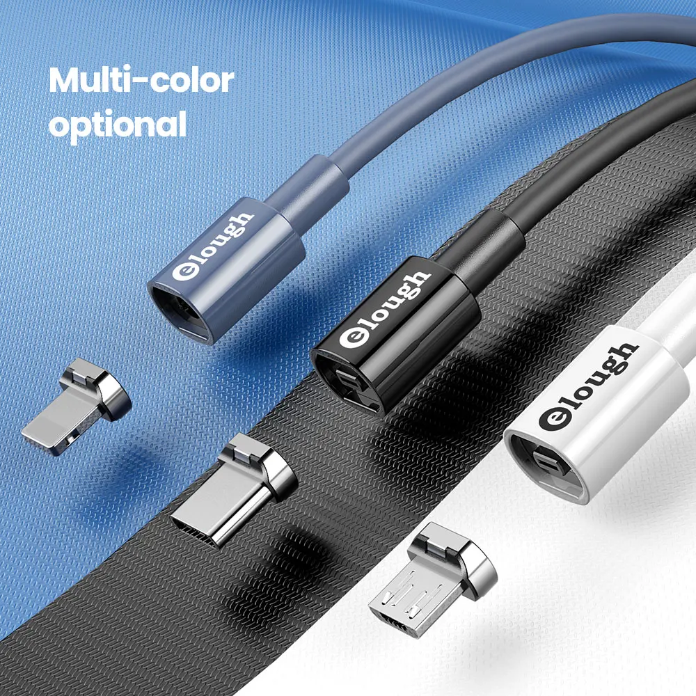 Зарядный кабель Elough магнитный USB Type-C Micro шнур для зарядного устройства провод iPhone