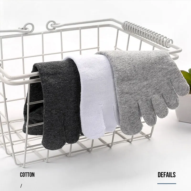 

Носки мужские с пятью пальцами, хлопковые полосатые носки с круглым носком, забавные лоскутные носки с дезодорирующим эффектом для ног, мод...