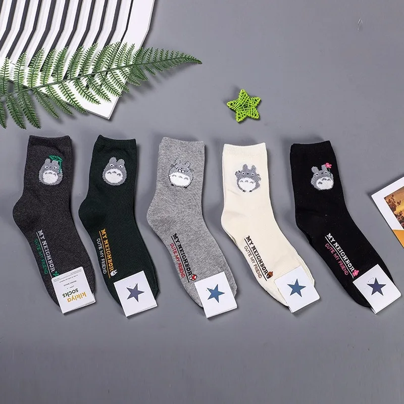 Животное панда из мультфильма носки с принтом медведь милые забавные женские хлопковые носки осень зима модные повседневные спортивные корейские дышащие calze