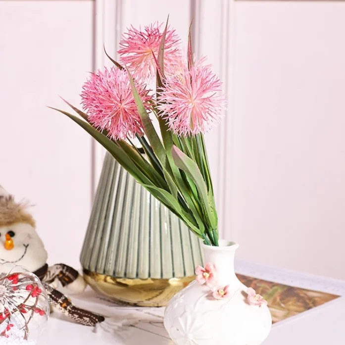 

Artificial Flower, 30 Cm 5 Heads, Plate, Chestnut Chrysanthemum, Wedding, Home Living Room, Office Decoration Flower Arrangement